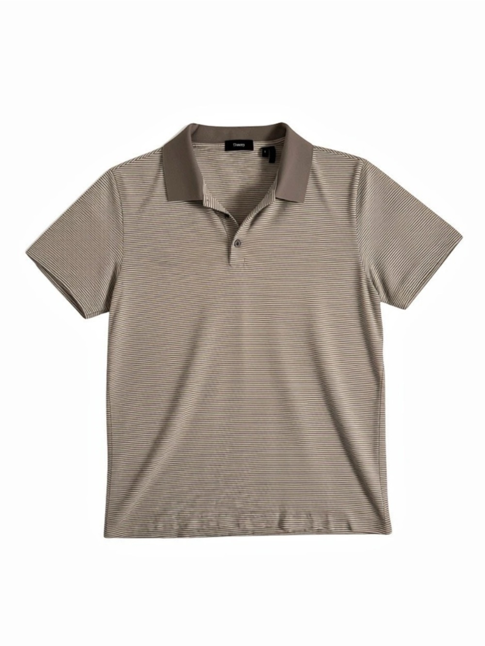Theory Cotton Striped Polo